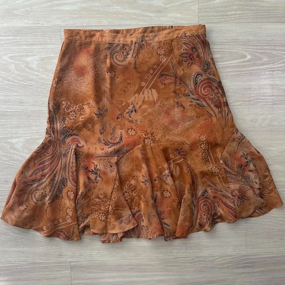 Hearts of Palm Y2K Flowy Skirt
